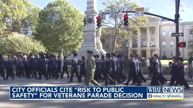 Vehicles banned for Raleigh's Veteran's Day parade, organizers just found out 