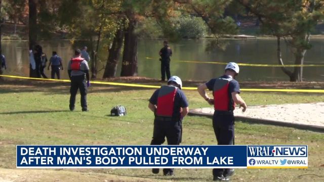 Death investigation underway after man's body pulled from Raleigh lake
