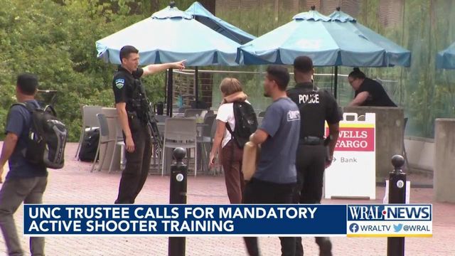 UNC trustee calls for mandatory active shooter training