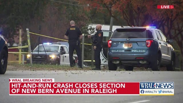 Hit-and-run crash closes New Bern Avenue during Friday morning commute