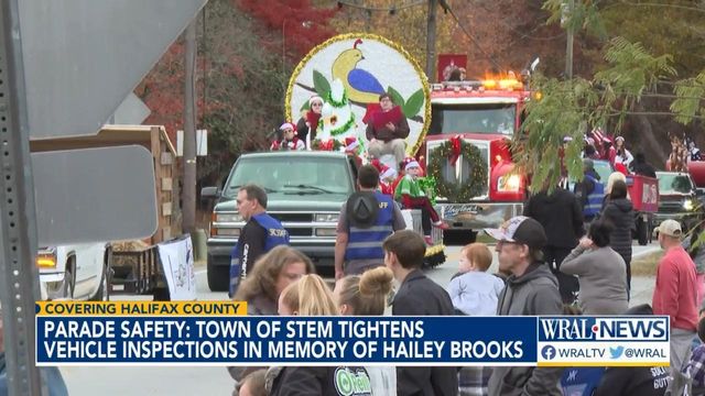 Parade safety: Town of Stem tightens vehicle inspections in memory of Hailey Brooks
