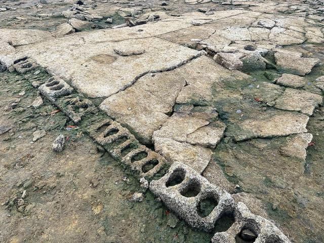 Jordan Lake underwater ghost town.