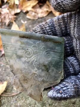 Relic found beneath Jordan Lake by Katherine Loflin.