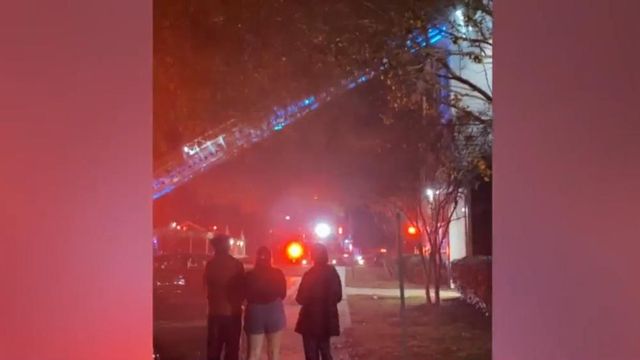 Apartment complex fire forces dozens out of home in Durham