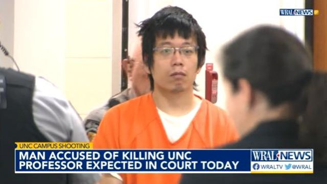 Man accused of killing UNC professor expected in court Tuesday