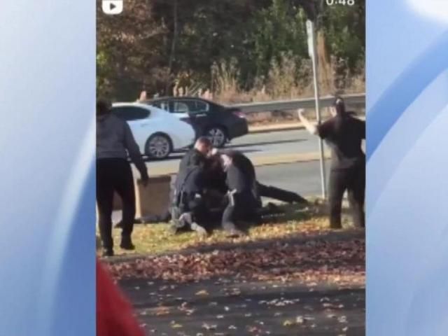 Not Easy To Watch Viral Video Shows Police Officer Repeatedly Punching Woman During Arrest In