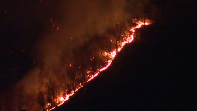 Stokes County wildfire burns at least 300 acres