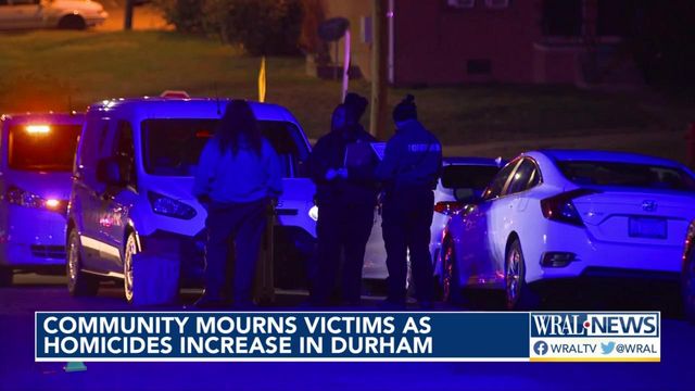 Community mourns victims as homicide rates increase in Durham