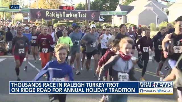 2023 Raleigh Turkey Trot kicks off Thanksgiving morning