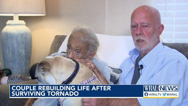 NC couple rebuilding life after surviving EF3 tornado