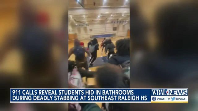 911 calls reveal frightened students hid during fatal stabbing at Southeast Raleigh High School
