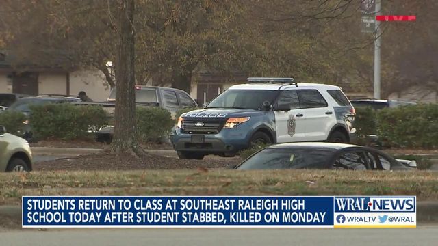 Southeast Raleigh High School opens for first day since deadly student stabbing