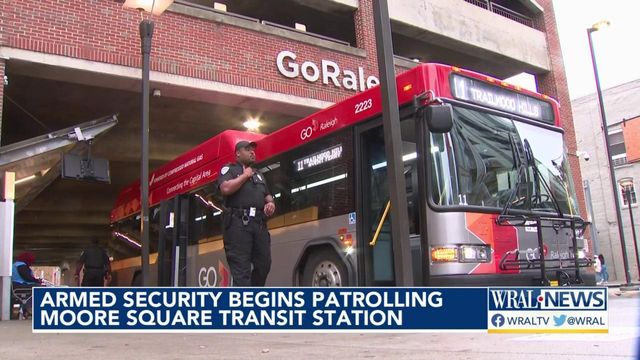 Downtown GoRaleigh transit hub gets armed security