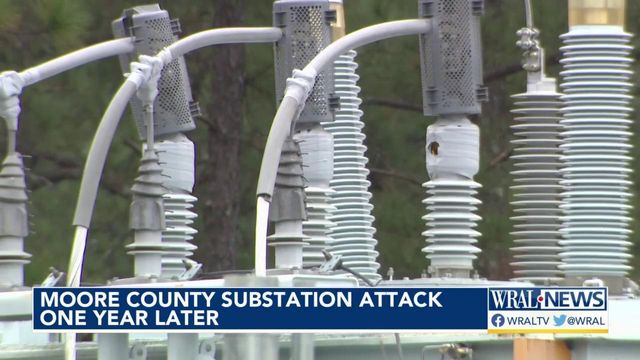 Moore County substation attack 1 year later - still no arrests made