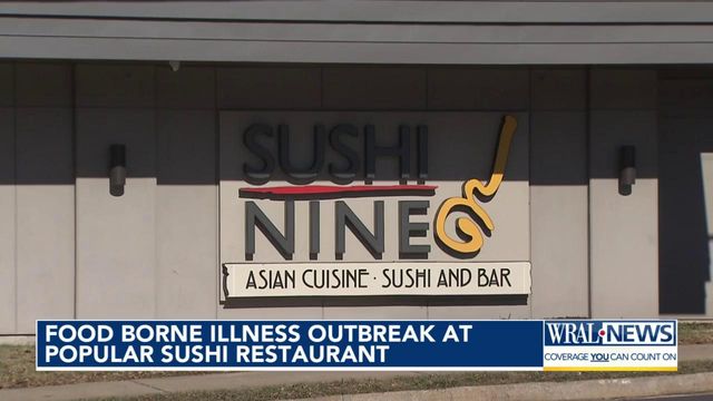 Raleigh sushi restaurant closes after dozens get sick