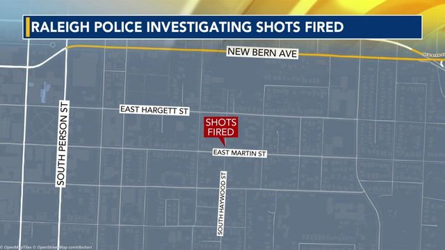 Shots fired Thursday night in downtown Raleigh