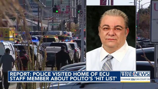 Report: Police visited home of ECU staff member about Las Vegas suspected shooter's hit list