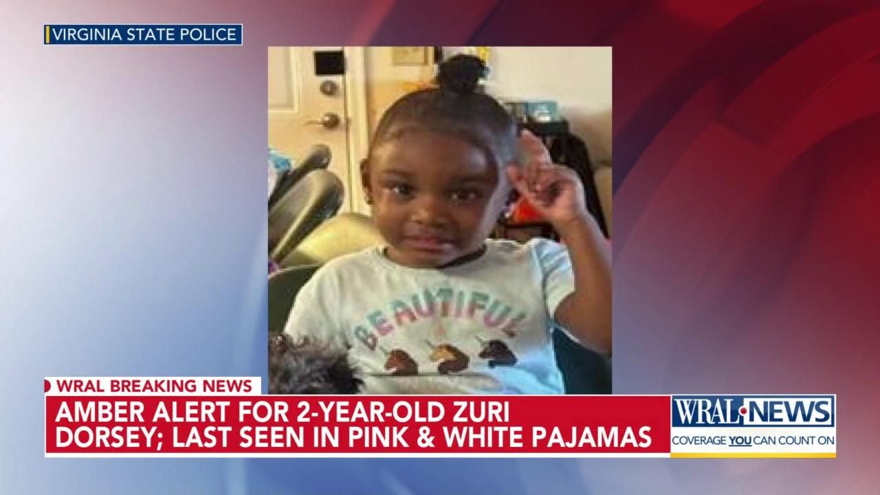 Amber Alert for 2 year old Zuri Dorsey last seen in pink and white pajamas