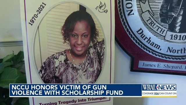 NCCU honors victim of gun violence with scholarship fund
