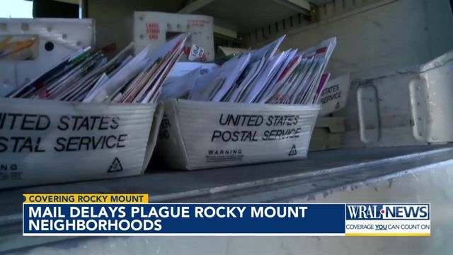 Mail delays plaque Rocky Mount neighborhoods