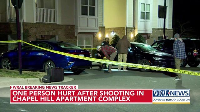 One person hurt in shooting at Chapel Hill apartment complex