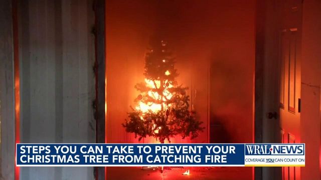Steps you can take to prevent your Christmas tree from catching fire 