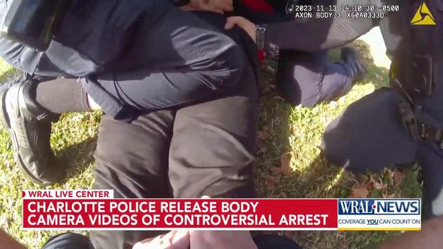 Charlotte police release body camera videos of controversial arrest