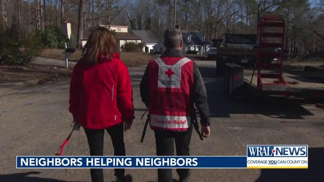 Red Cross, volunteers helping clean up tornado damage in Garner