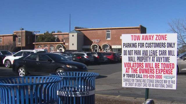 Drivers frustrated over perceived predatory towing in Carrboro