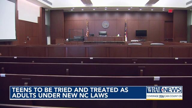 Teens to be tried and treated as adults under new NC laws