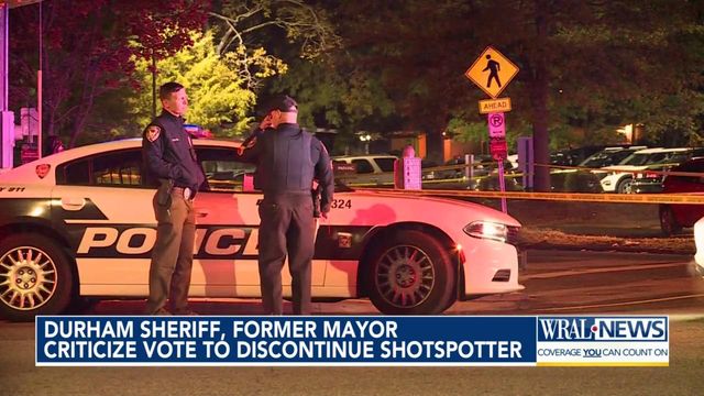 Durham sheriff, former mayor criticize vote to discontinue ShotSpotter