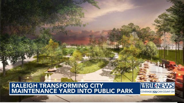 Raleigh transforming city maintenance yard into public park