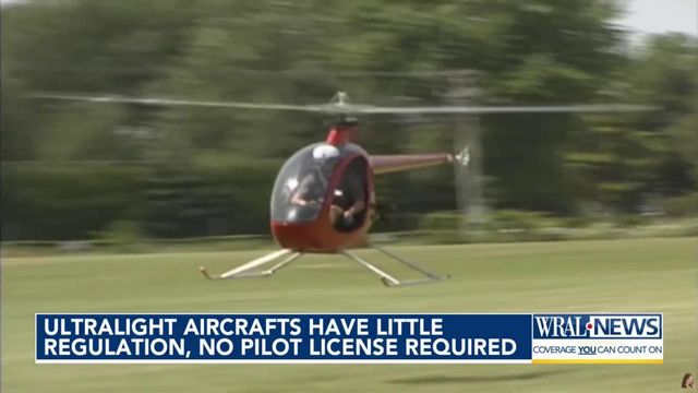 Ultralight aircrafts have little regulation, no pilot license required