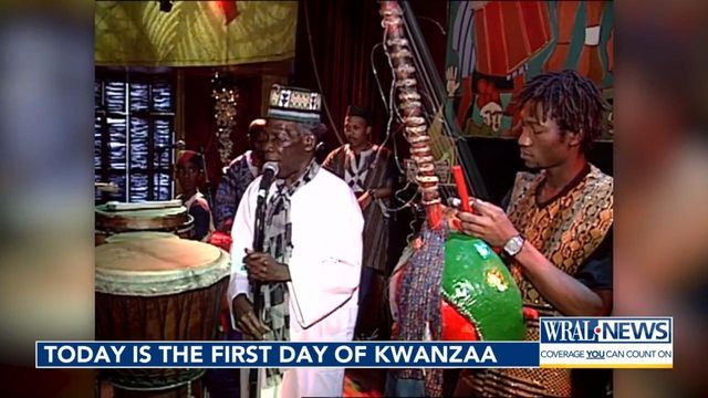 Today is the first day of Kwanazaa