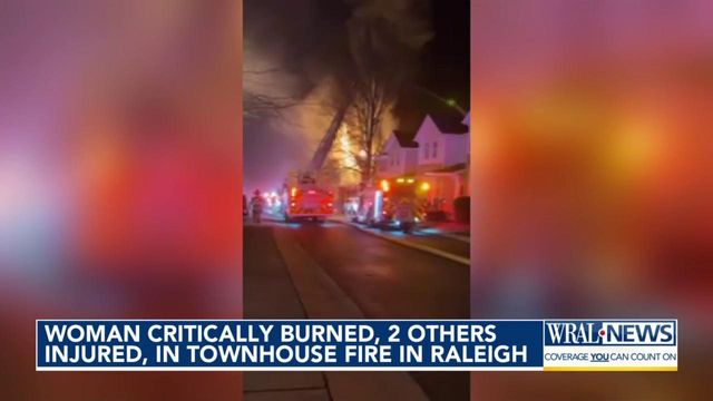 Crews battle early-morning fire impacting multiple homes in Raleigh