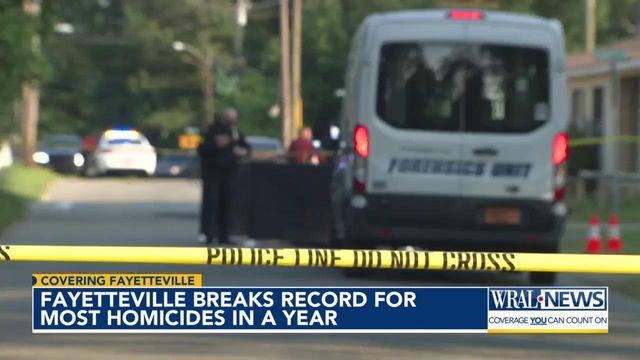 Fayetteville sees new yearly high in recorded homicides
