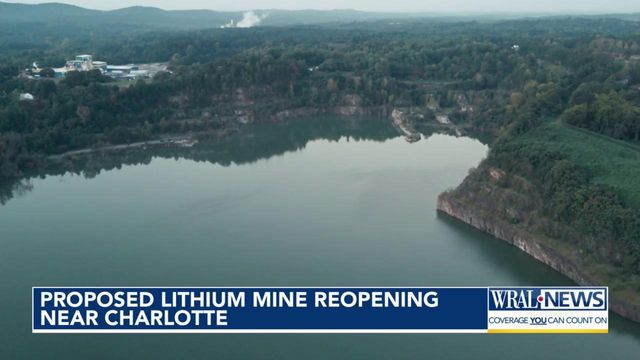 Proposed lithium mine reopening near Charlotte
