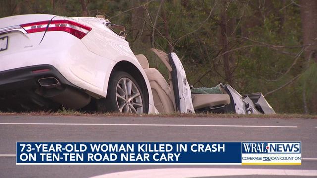 Cary crash leaves woman hospitalized with serious injuries 