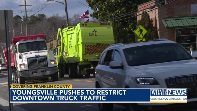 Town of Youngsville pushes to restrict truck traffic from downtown 