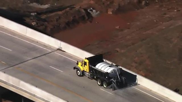 NC DOT brining some main roads in Raleigh as safety measure