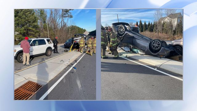 Four cars involved in Wednesday afternoon crash in Wake Forest
