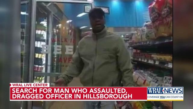 Search for man who assaulted, dragged police officer in Hillsborough
