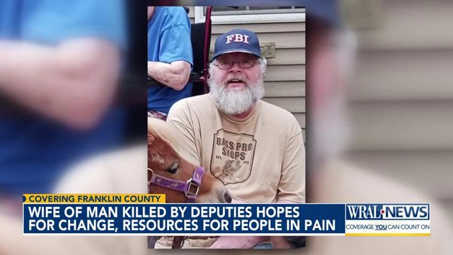 Wife of man killed by Franklin County deputies hopes for change, resources for people in pain