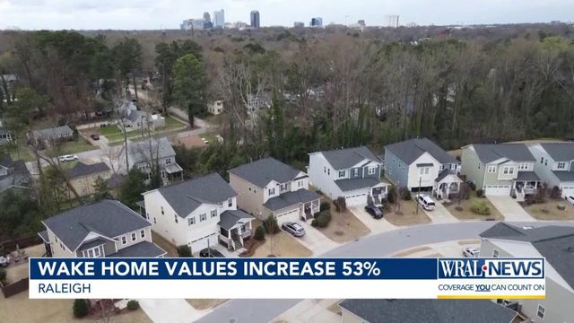 Wake County home values increase 53% compared to four years ago