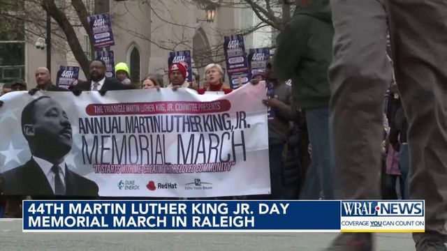 'For the rights of all people:' Annual MLK March in Raleigh a reminder of civil rights fight