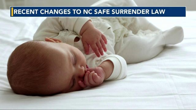 Changes made to NC's 'safe surrender' law