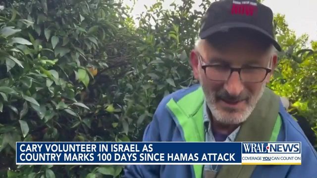 Cary volunteer in Israel as Country marks 100 days since Hamas attack