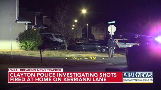 Clayton police investigating shots fired at home on Kerriann Lane