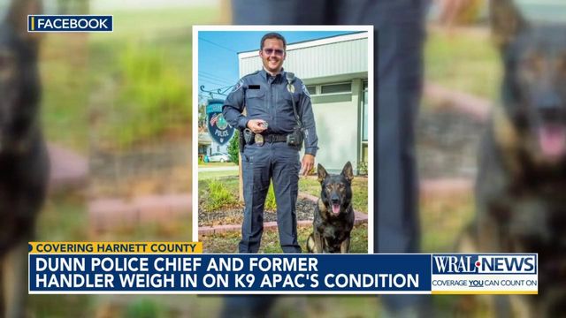 Former Dunn police chief and former handler weigh in on K9 Apac's condition