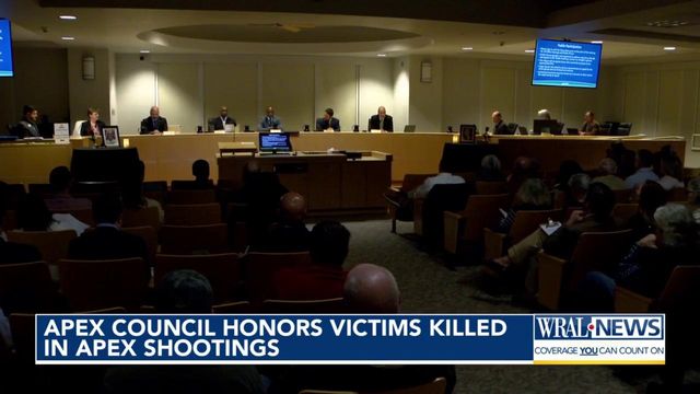 Apex Council honors victims killed in Apex shootings